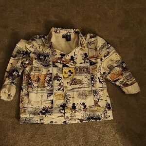 Disney Womens Comic Print Jacket